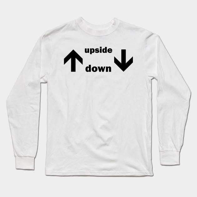 Upside down Long Sleeve T-Shirt by HBfunshirts